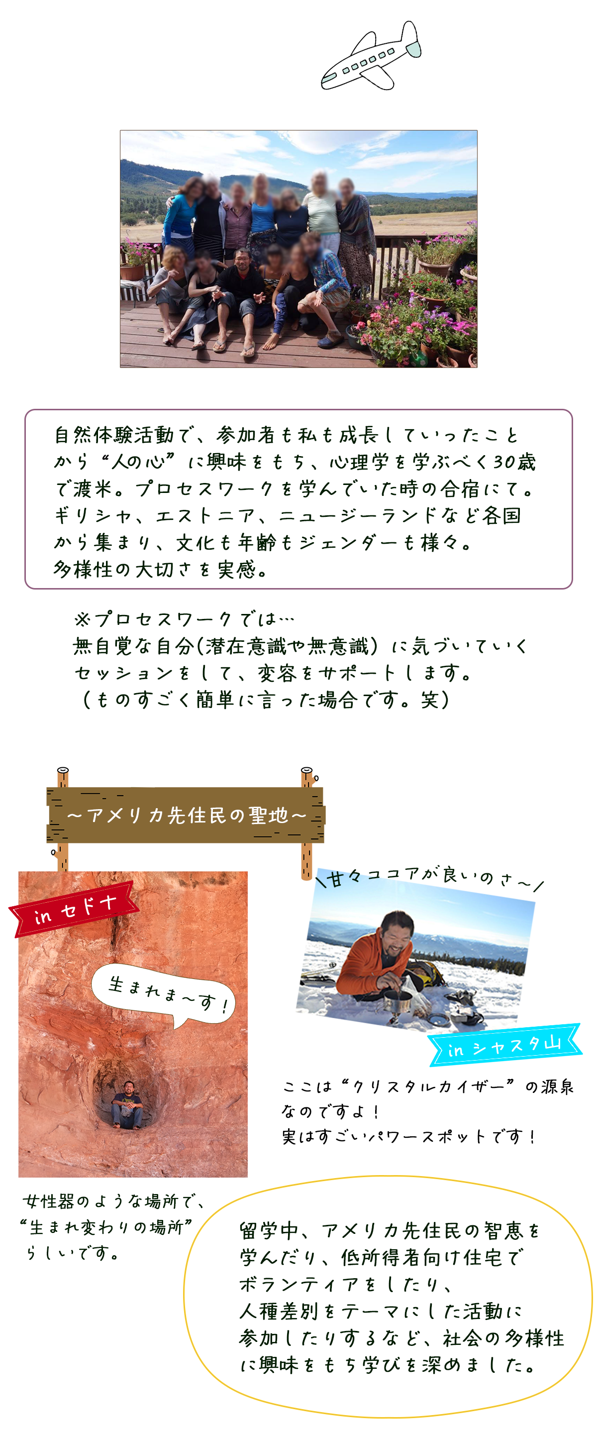 人生の歩みのイラスト２